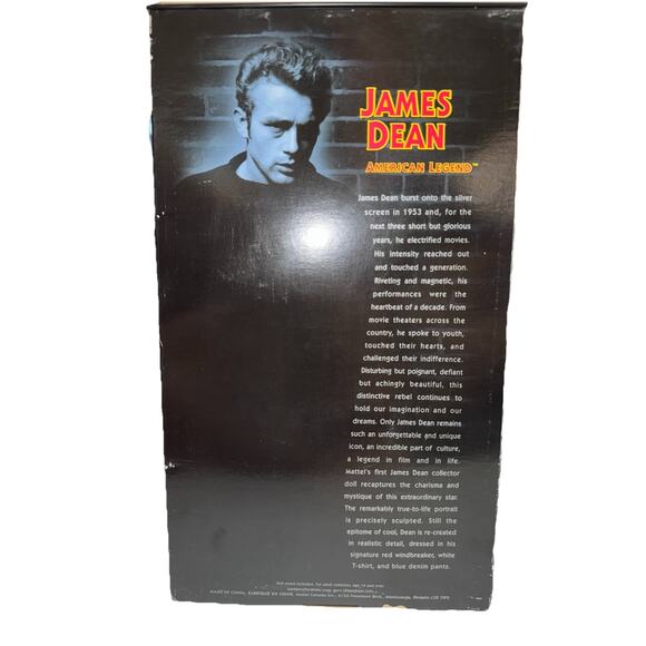 James Dean Collector Edition Mattel American Legend Barbie Ken NIB 27786 NRFB - Picture 11 of 12